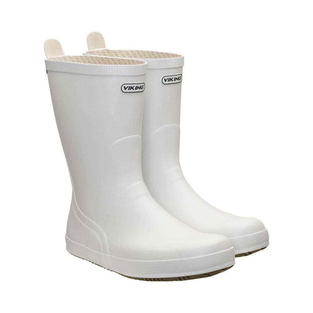 Viking Women’s White Seilas Norwegian Classic Rubber Sailing Boot, MSRP $75, 7.5